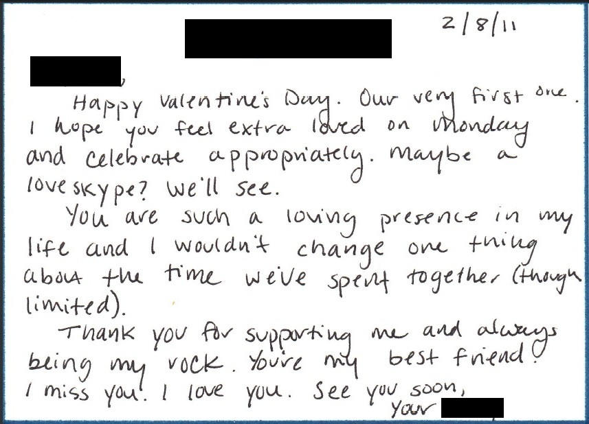 To My Girlfriend Letter from onwardstate.com