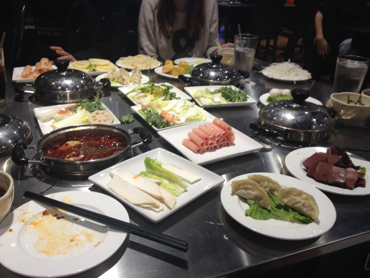 hot pot four person table