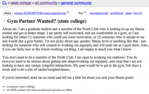 The Best of State College Craigslist