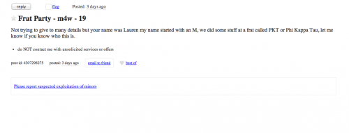 The Best of State College Craigslist is Back