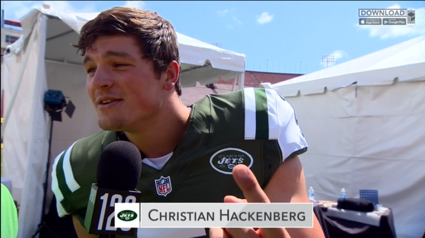 Christian Hackenberg NFLPA Rookie Premiere